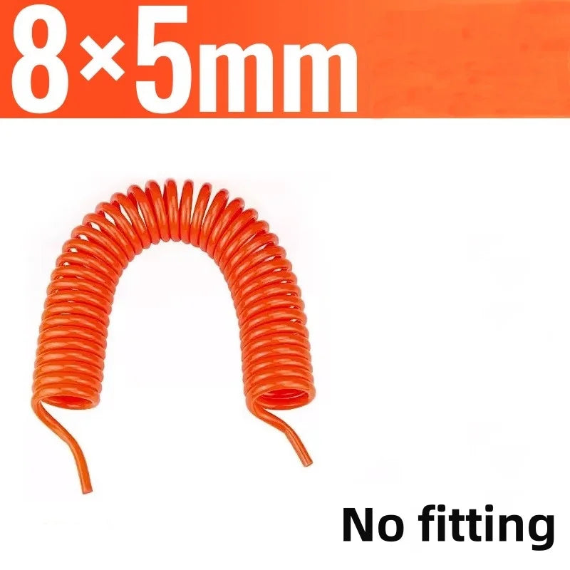 Ống Hơi Xoắn PU Cao Áp 3M-12M Kèm Đầu Nối Nhanh - Daisan Mart