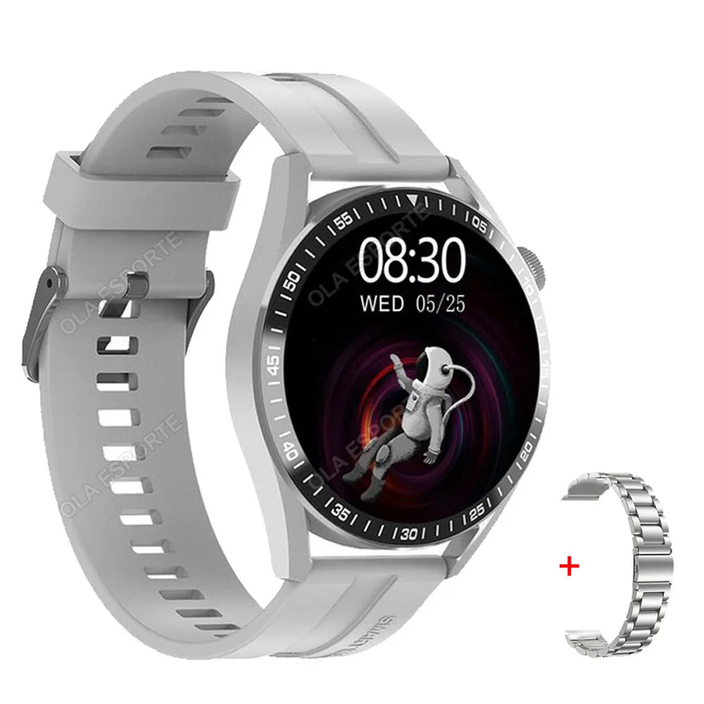 Đồng hồ thông minh 5 Pro 2025, màn HD, GPS, NFC, IP68