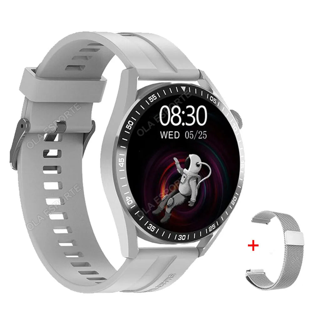 Đồng hồ thông minh 5 Pro 2025, màn HD, GPS, NFC, IP68