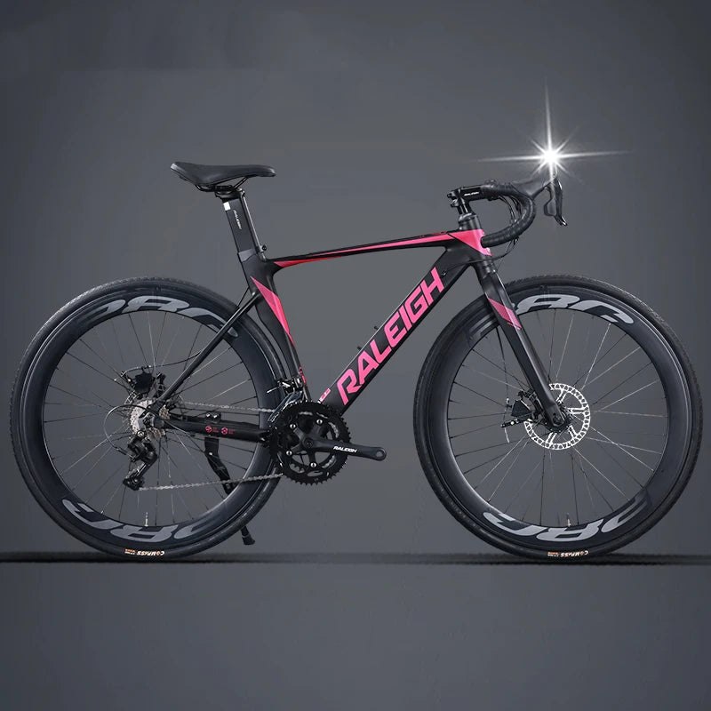 28C*60mm Road Bike 18 Speed ​​Line Pull Disc Brake Gravel Bike Quick Disassembly Lightweight Road Racing bicicleta Teenager Women