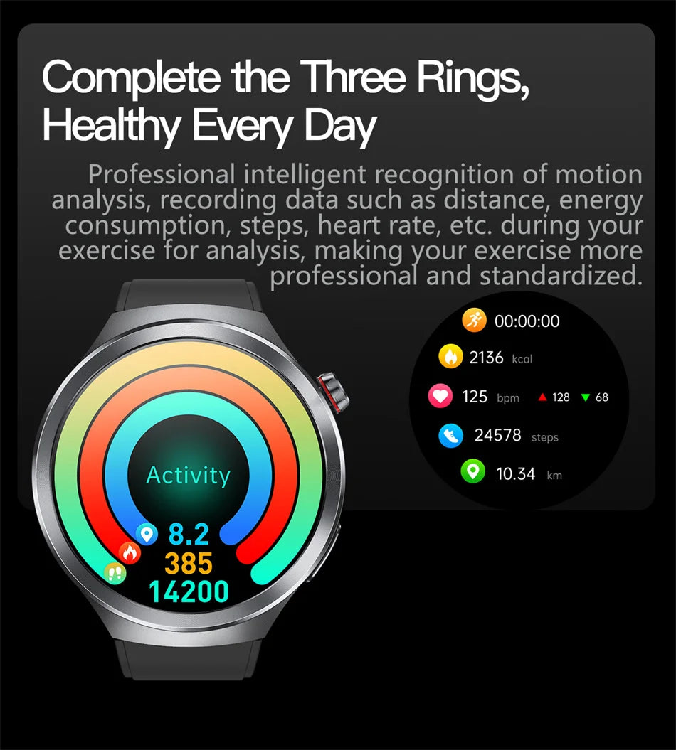 Đồng hồ thông minh sức khỏe ECG+PPG 2026 chính xác cao