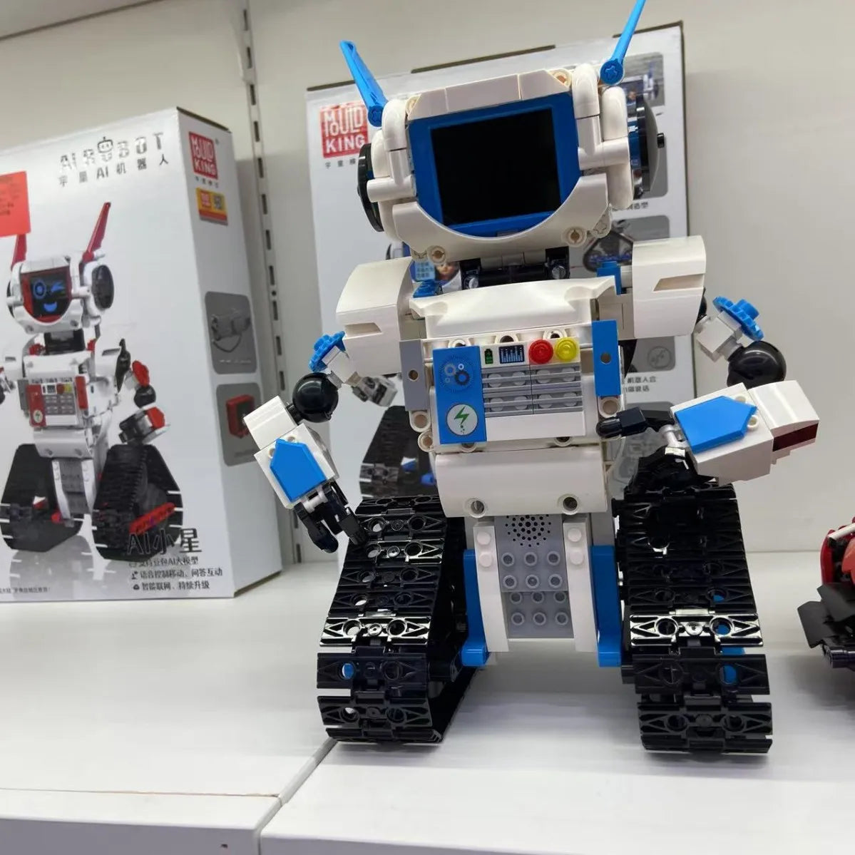 AI intelligent robot building block assembly model toy dialogue interactive voice boy gift RC robot - Daisan Mart