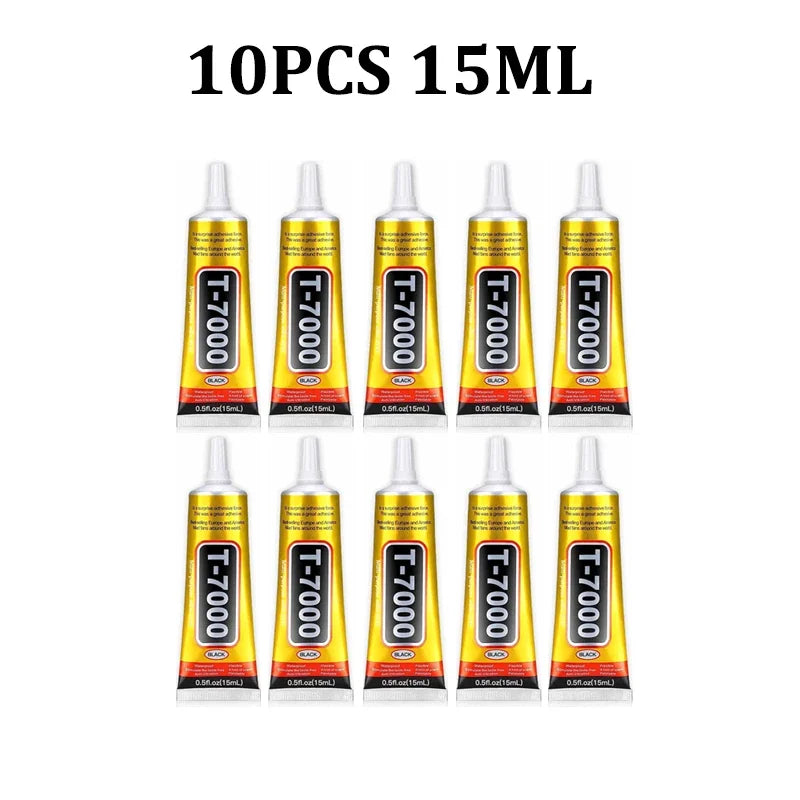 T7000 110/50/15ML Black Cellphone Tablet Repair Battery Cover Frame Adhesive Multi-purpose Electronic Components DIY Super Glue