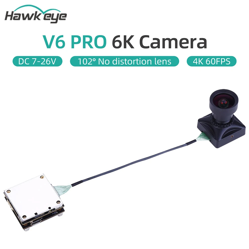 Hawkeye Firefly V6 PRO 6K Anti-shake 8X Zoom Camera