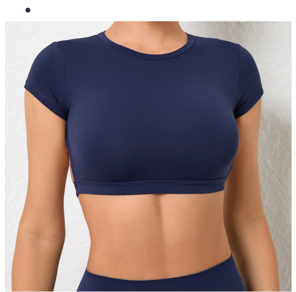 Women's Backless Sports Top Yoga Gym Fitness