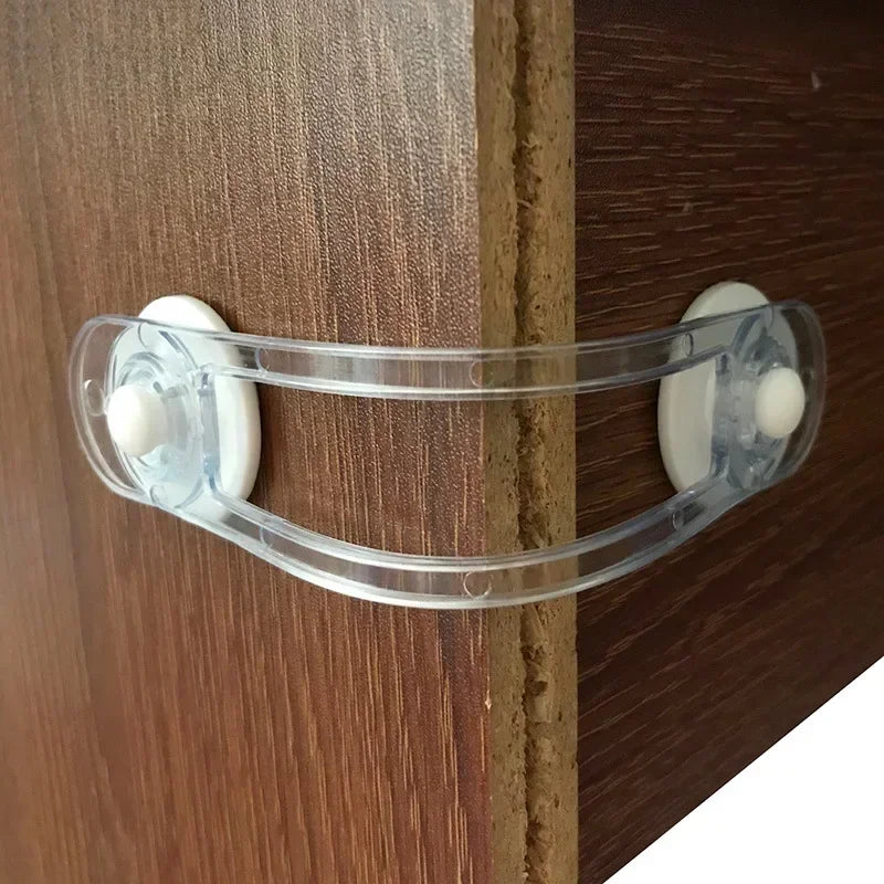 Baby Safety Lock Drawer Home Child Protection Cabinet Door Refrigerator Lock Buckle Anti-pinch Kids Safety Locker - Daisan Mart