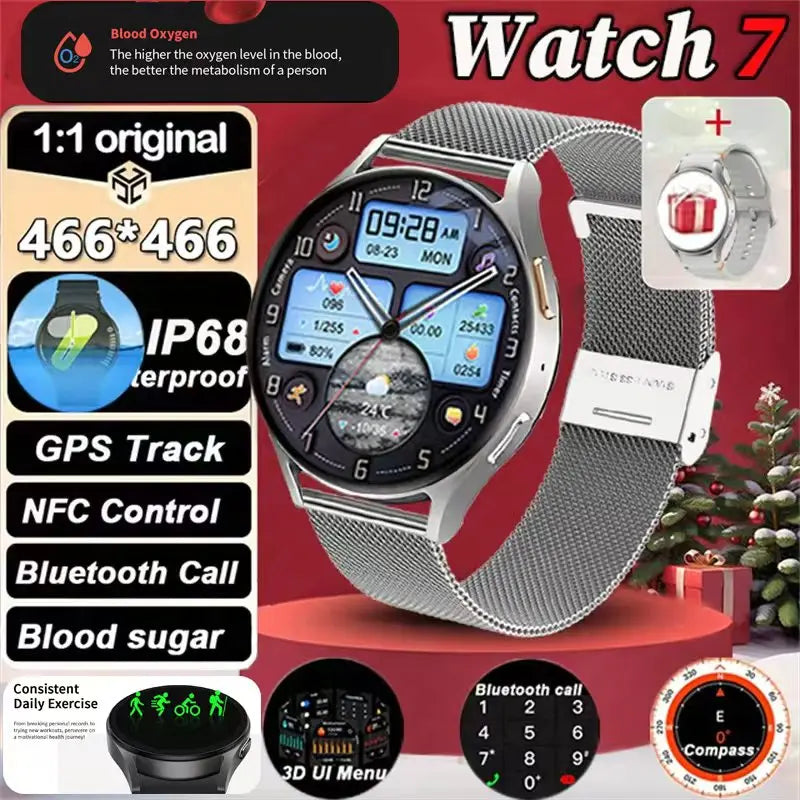 Smartwatch 2025 Chống Nước, Cảm Ứng Siêu Việt