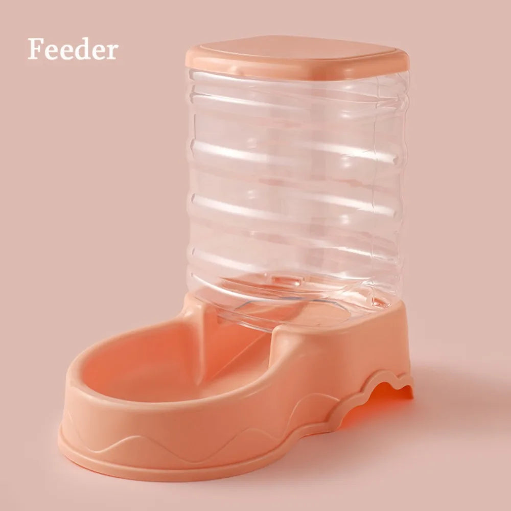 3.8L Automatic Pet Feeder Large Cat Dog Food Dispenser Water Fountain Drink Bowl - Daisan Mart