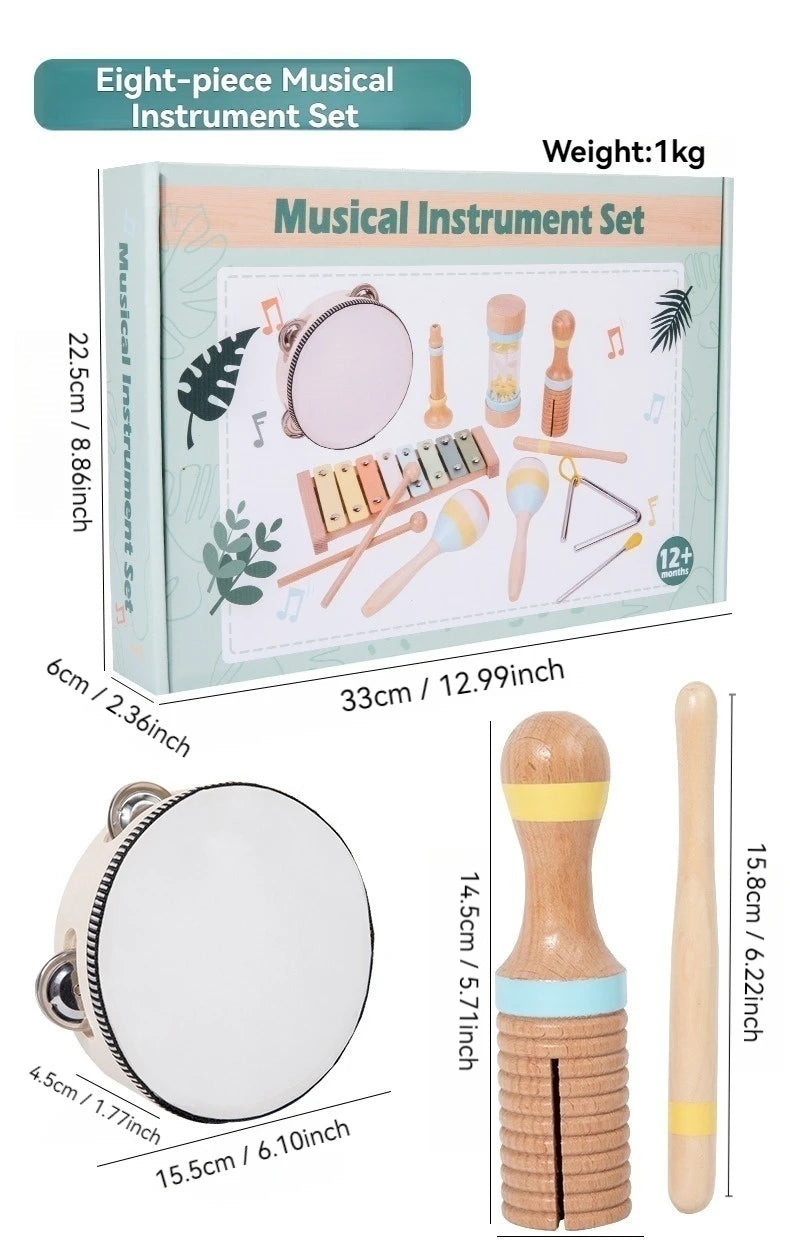 Creative Wooden Musical Toys - Birthday Gifts