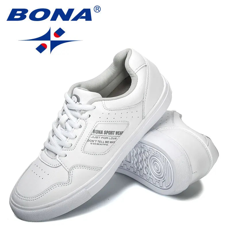 Giày Sneaker Nữ BONA 2023 Đế Bằng Nhẹ Êm Thoáng Khí