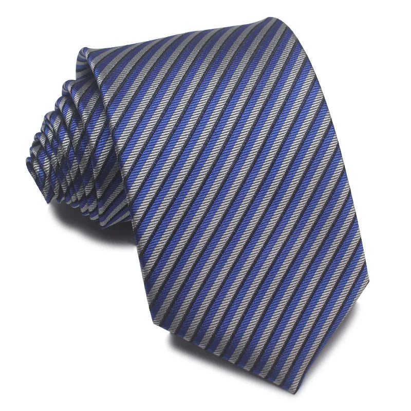 Cà vạt lụa sọc xanh dương nam - Thiết kế mới nhất