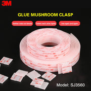 3M Dual Lock Sj3560 Clear Reclosable Fastener Adhesive Tape Type 250 Transparent Mushroom Fastener Adhesive Tape - Daisan Mart