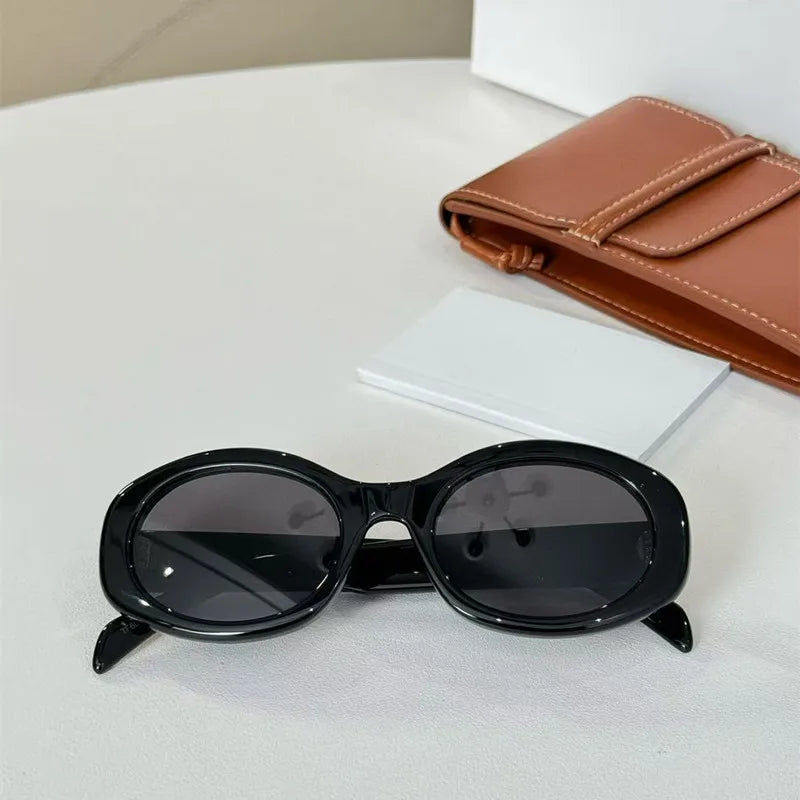 Kính Mát Nữ Oval Cao Cấp Acetate UV400