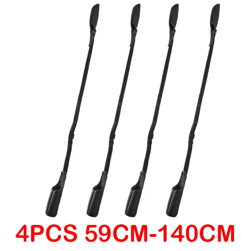 1-5PCS Cover Protector for Fishing Rod Tube Case Fishing Pole Sleeves Belt Fishing Rod Socks Srtap Rod Protector Adjustable