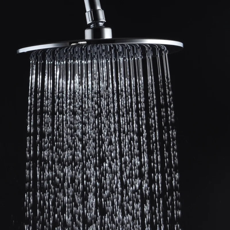 9-inch electroplated surface round concealed thin large top spray, shower head, bathroom accessories