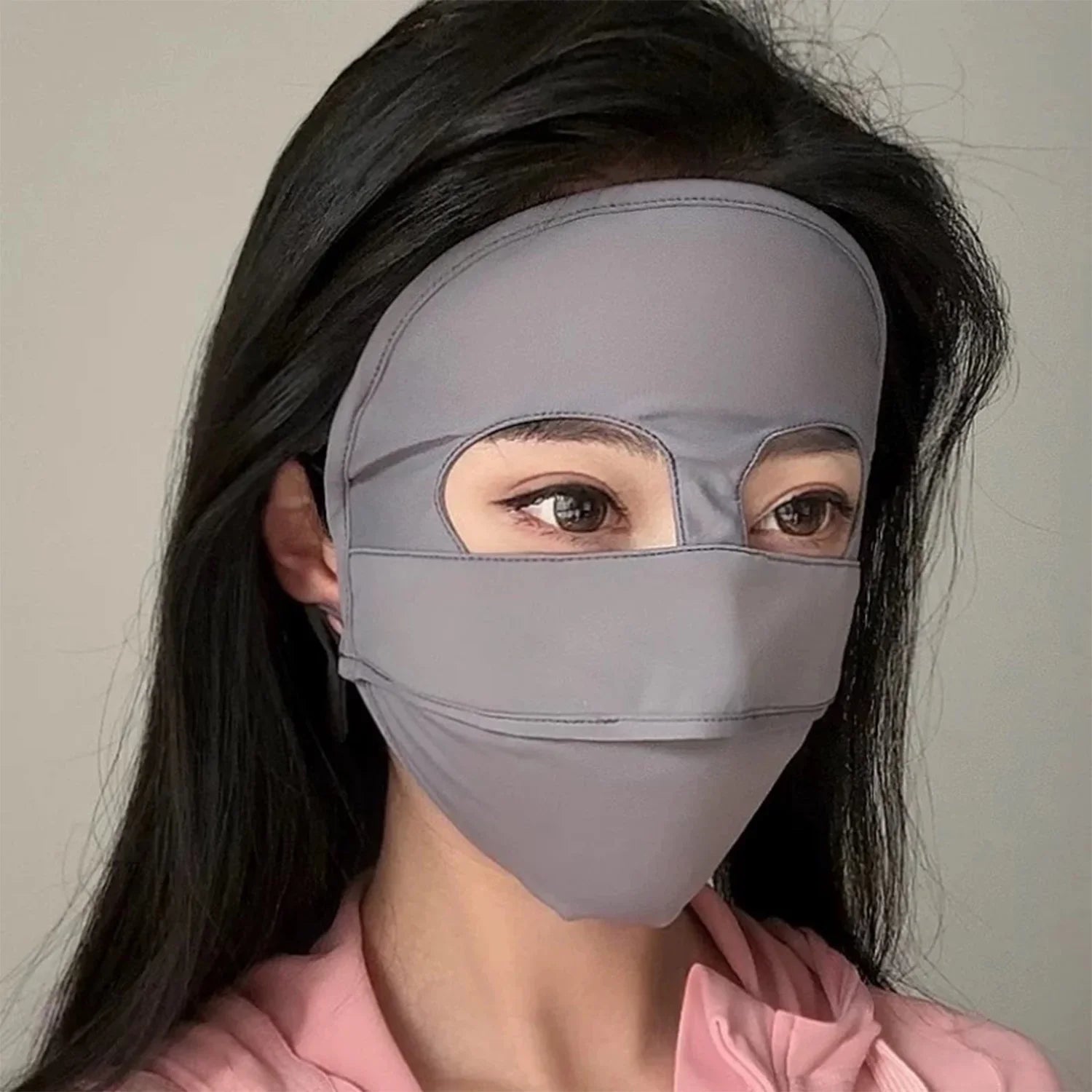 UV 2025 Full Coverage Sunscreen Mask - Reusable