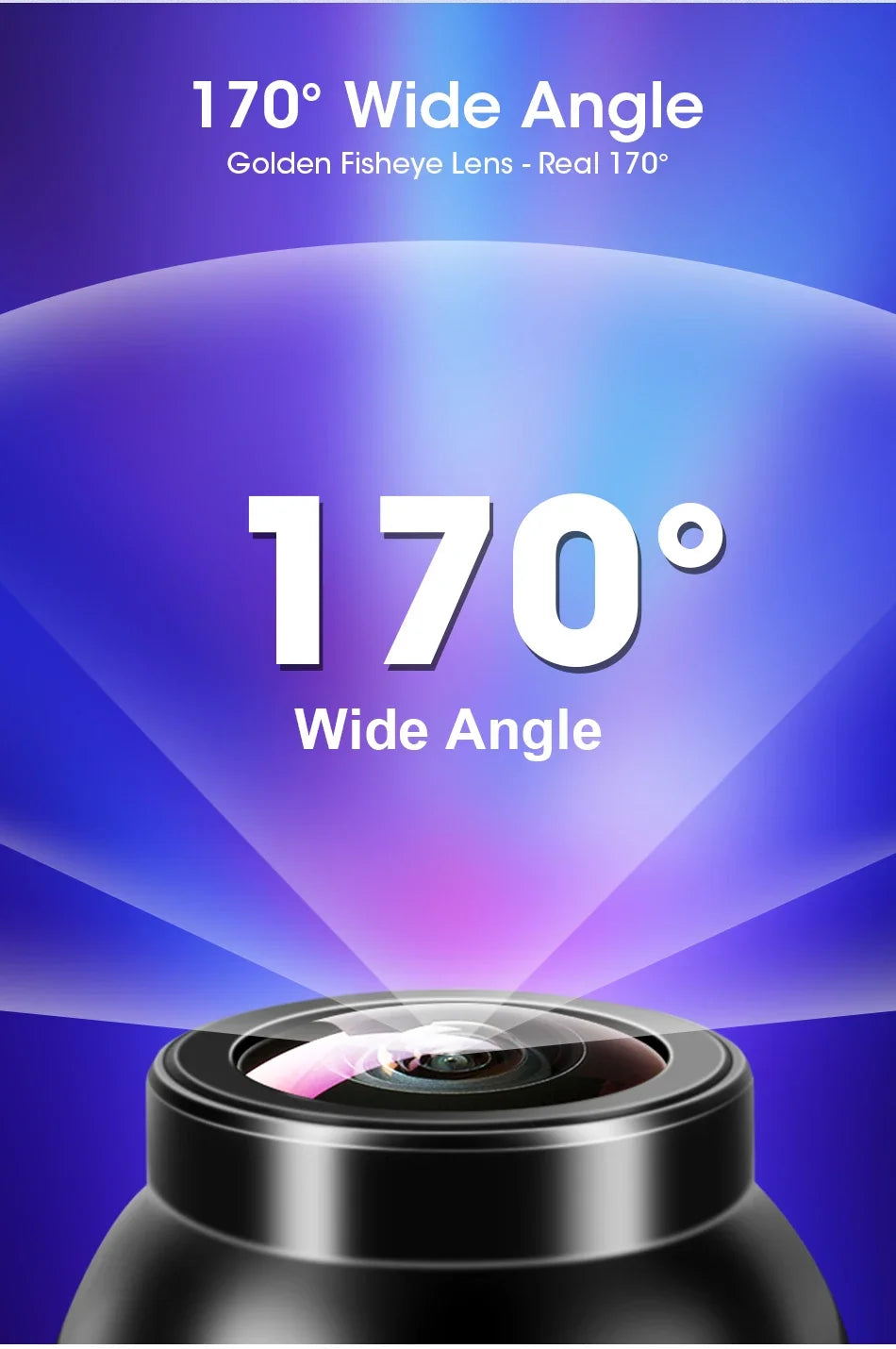 720P HD Rear Camera 170° Wide Angle IP68 Waterproof