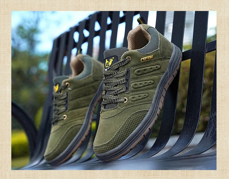 Giày Trượt Ván Nam Thu Retro Da Lộn Jeans Thời Trang