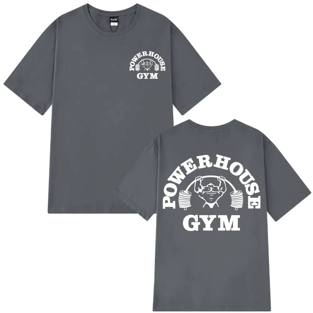 Áo Thun Olympia Gym Unisex Cotton Vintage Năng Động - Daisan Mart