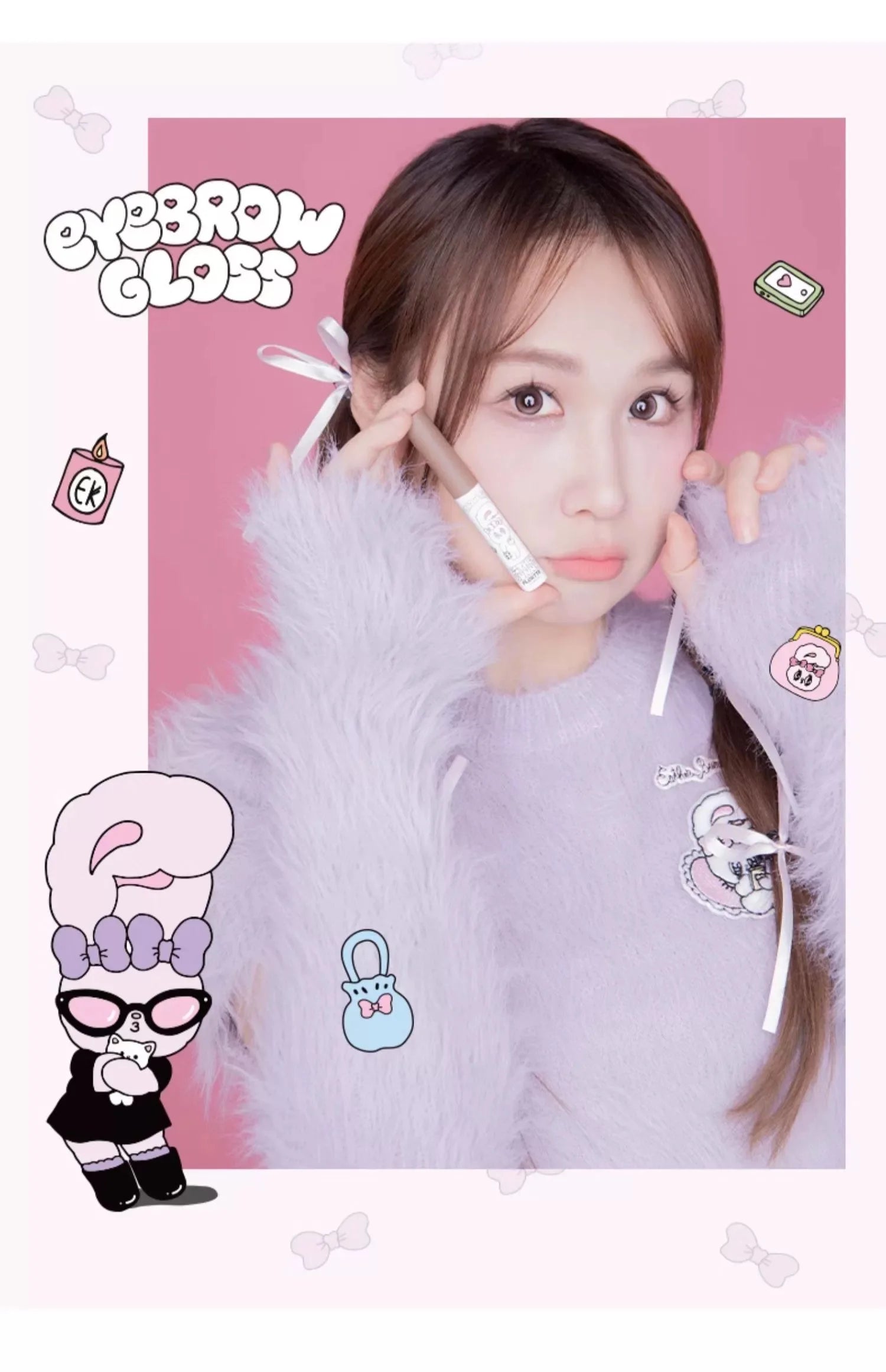 Kem Nhuộm Chân Mày FLORTTE Bunny Mềm Mịn Lâu Trôi