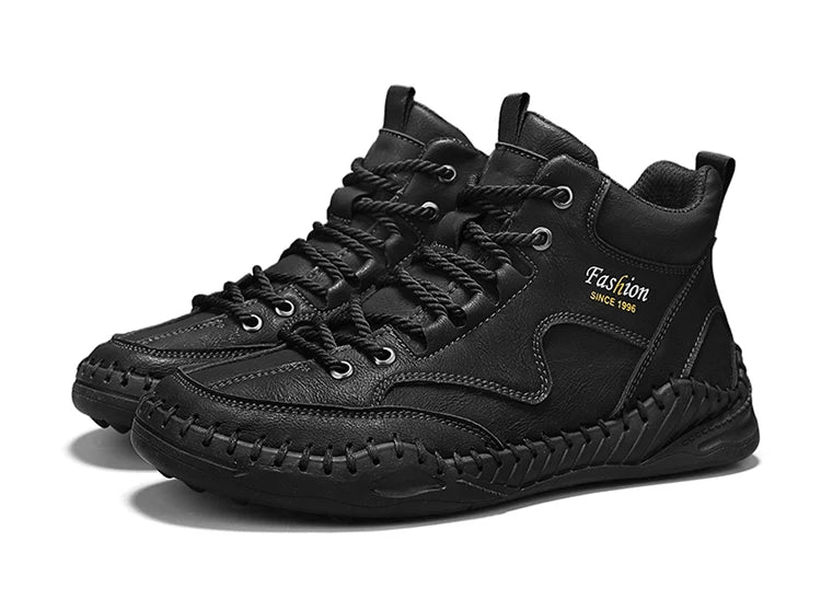 High Quality Men's Handmade Leather Shoes - Size 38-48, Anti-Slip