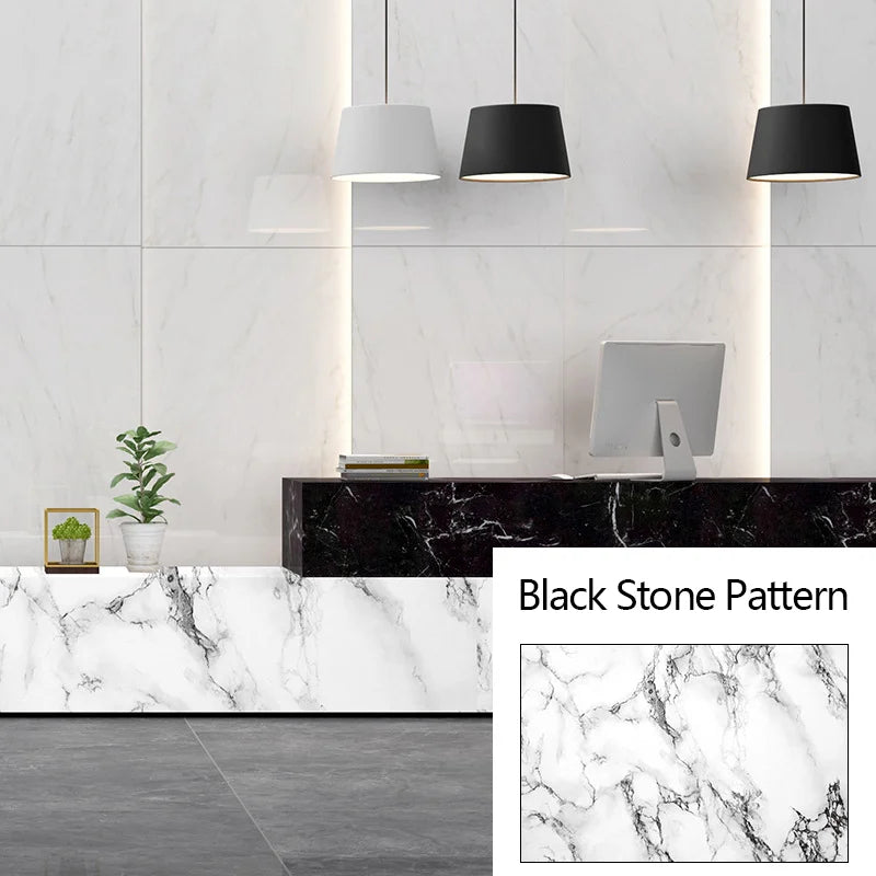 Miếng Dán Bếp Chống Dầu Đá Marble 60CM Tự Dính