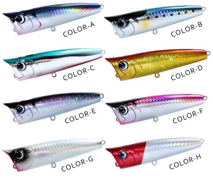 Mồi Giả Câu Cá MUKUN Popper Nổi 8.5-30g