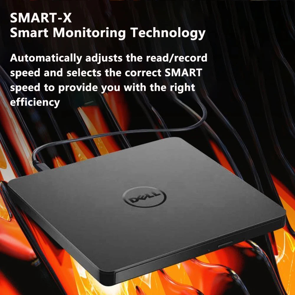 Dell External 4K Blu-ray Burning Drive BD516USB3.0 CD/DVD/BD Burning Compatible with Desktops Laptops