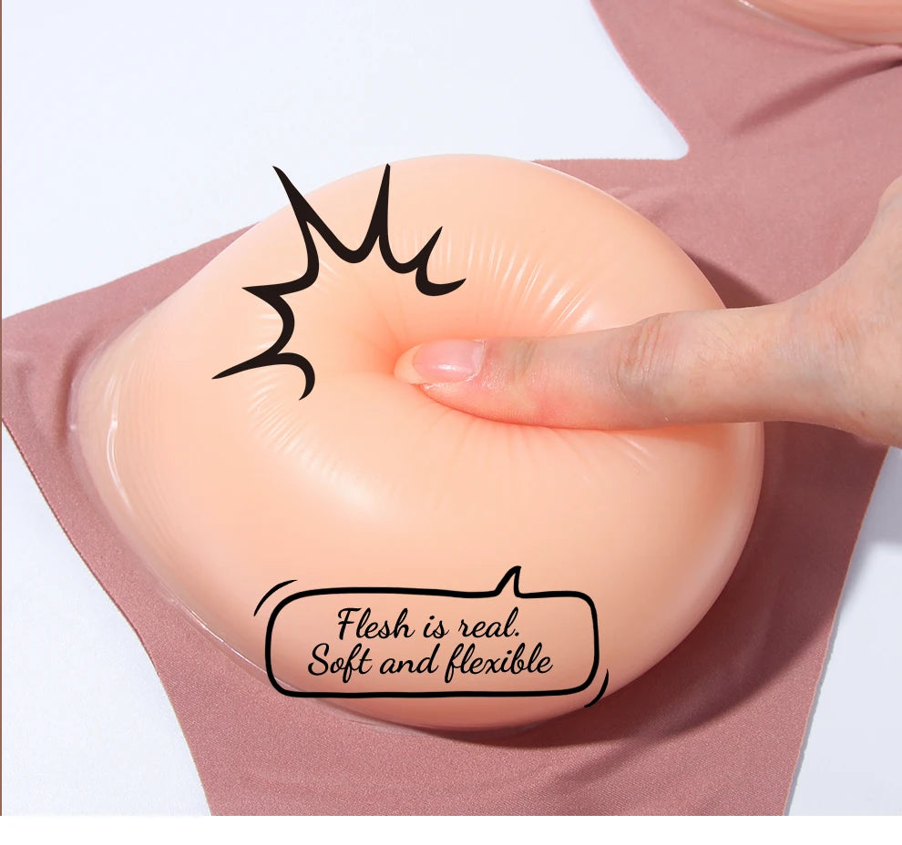 Cosplay Silicone Breast Pads - Sexy Breast Enhancement