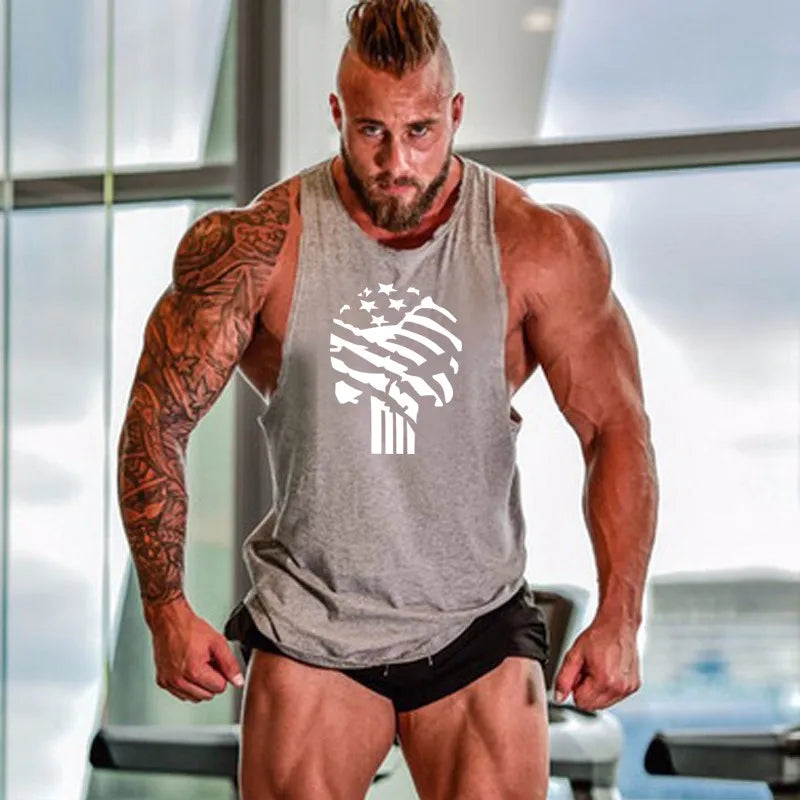 Men's Bodysuit Gym T-Shirt, Gym Tank Top, Breathable