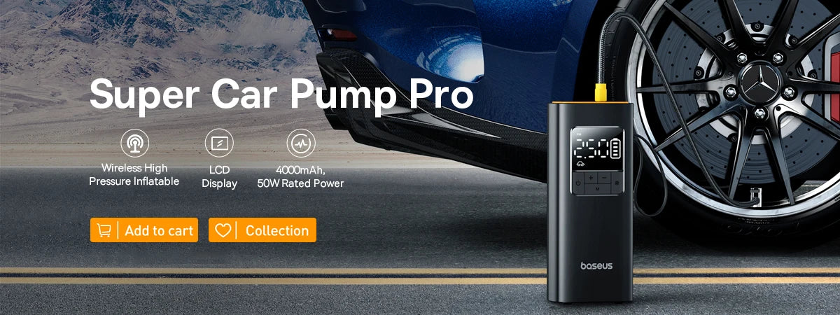 Baseus Sạc Khởi Động 1600A 16000mAh 65W Cho Ô Tô - Daisan Mart