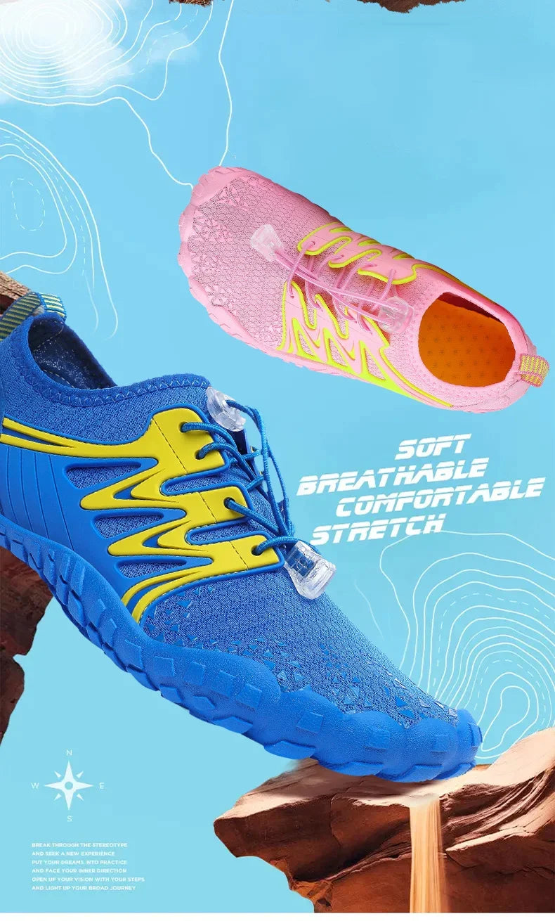 Unisex Water Shoes Quick-Dry Aqua Shoes Drainage Wading Shoes Beach Sports Swim Sandals Yoga Barefoot Diving Surfing Sneakers