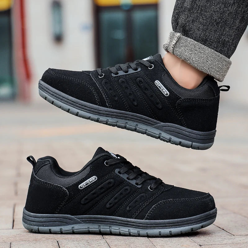 Men's Skateboard Shoes Autumn Retro Suede Jeans Fashion