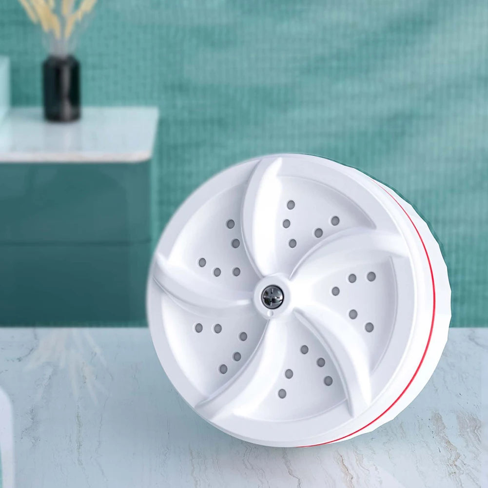 Máy Giặt Mini Siêu Âm USB Du Lịch Đa Năng Turbo