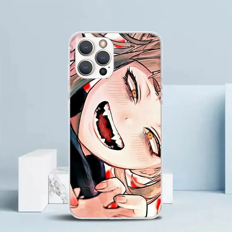 Ốp Lưng Anime Himiko Toga MHA Cho iPhone TPU Dẻo
