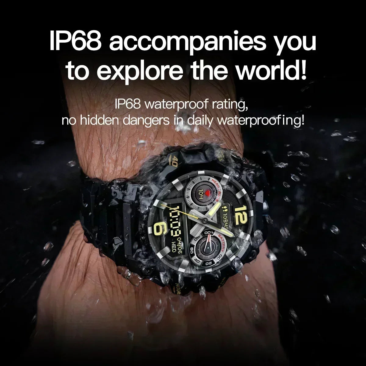 Smartwatch 5G Màn AMOLED 1.5 Camera Kép Chống Nước