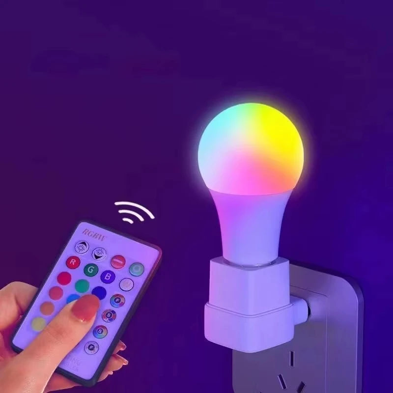 Smart Light RGB 16 Colors Remote Control E27 220V