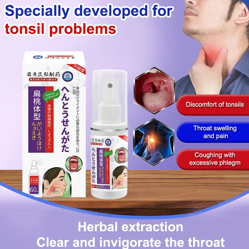 Nước Súc Miệng Tan Sỏi Amidan 30ml - Hơi Thở Thơm Mát - Daisan Mart