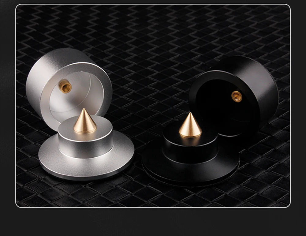 Chân Đế Nhôm Chống Rung Cao Cấp Cho Amply & Loa