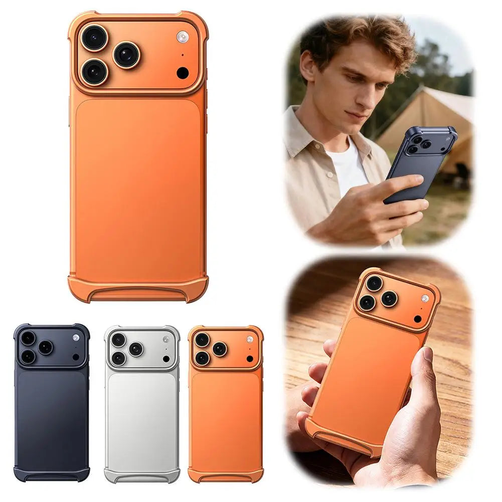 Aluminium Frame Metal Protective Case for iphone 17 Pro 17 Pro Max Strong Anti-Fall Heat Dissipation Metal Frame Casing - Daisan Mart
