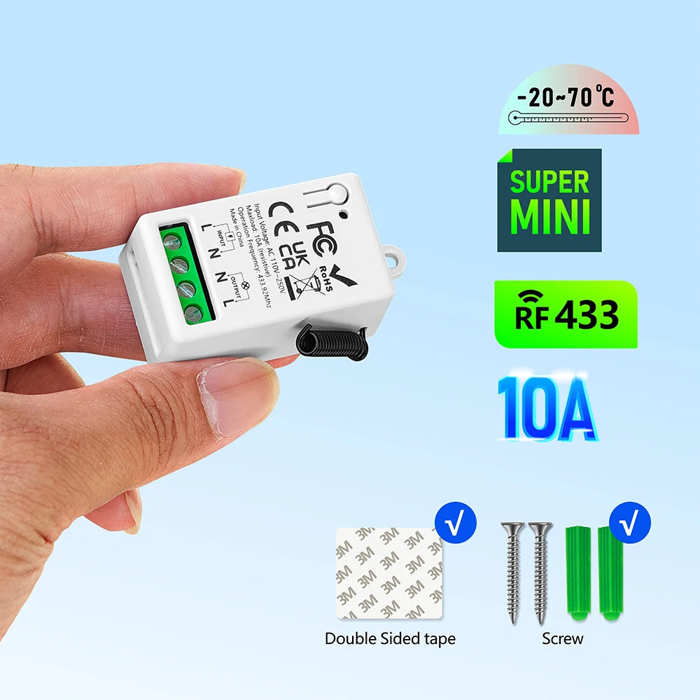 Công tắc RF thông minh 433Mhz cho LED