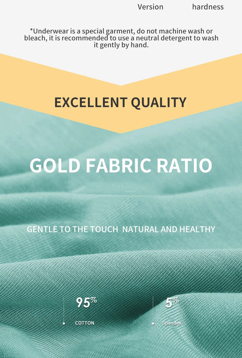 MiiOW Men's Underwear Antibacterial Breathable Cotton