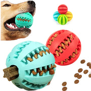 Interactive Play Ball for Dogs and Cats - Chewing &amp; Teeth Cleaning Tool