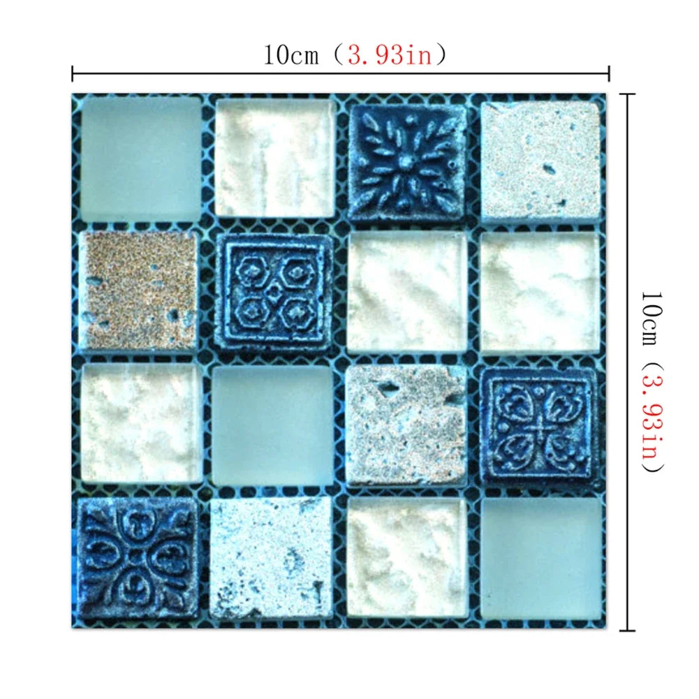 Set of 20 3D Waterproof Stickers for Kitchen/Bathroom Decoration