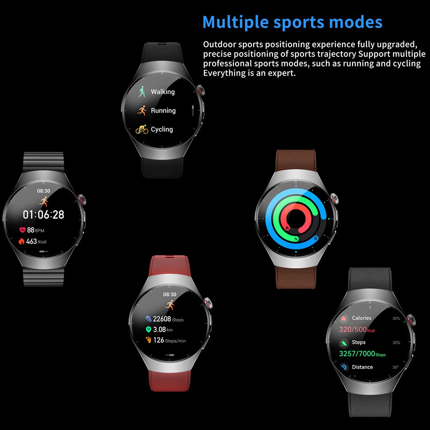 Đồng Hồ Thông Minh 2025 - Watch 5 AMOLED Chống Nước IP68