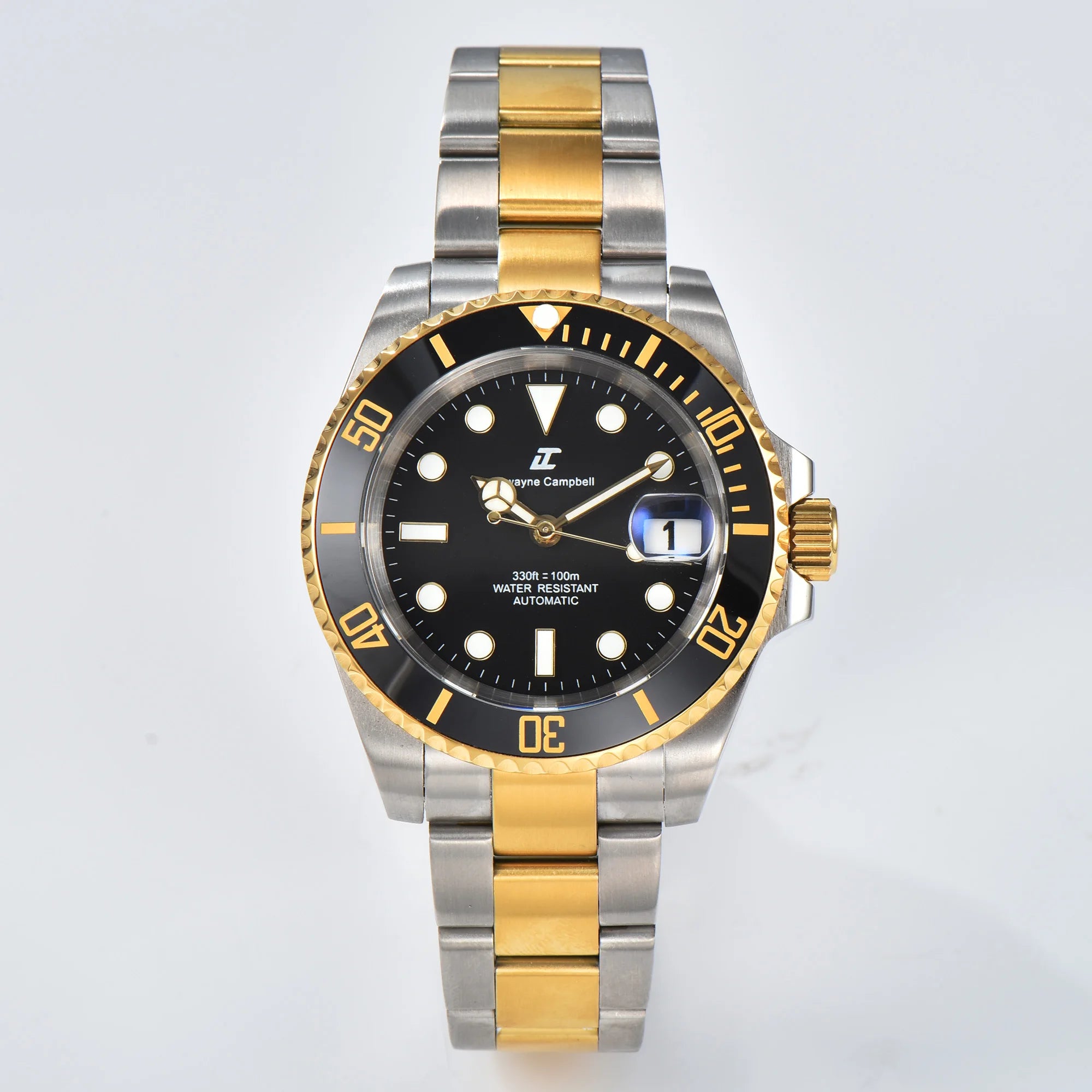 Đồng hồ cơ 40.5mm NH35, kính sapphire chống nước