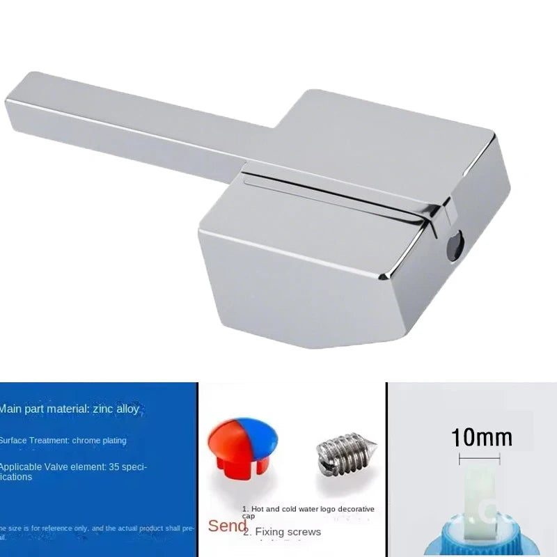 Becola Hot and Cold Faucet Mixing Valve Handle Switch Repair Gland Fittings Mixer Tap Splitter Water Shower Faucet Accessories - Daisan Mart