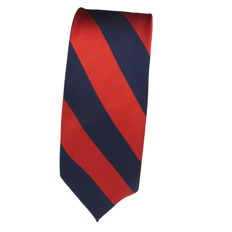 萊加米 (Legami) 高級紅色真絲男士領帶，飾有奢華圖案