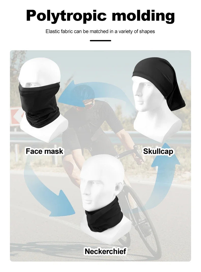 Multi-purpose sports mask, sun protection, sweat absorption