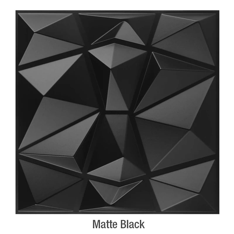 3D Diamond Decorative Art Wall Panels 30x30